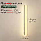 Outdoor Wall Lamp IP65 Waterproof Corridor Staircase Lamp LED Long Wall Lamp Outdoor Balcony Lamp Entrance Villa Garden Light