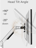 V62WT Aluminum Alloy Mechanical Spring Arm Wall Mount Laptop Holder Full Motion Laptop Mount Arm Monitor Holder Laptop Stand