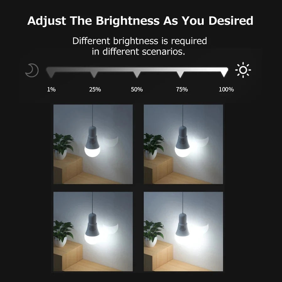 Tuya Wifi Bluetooth E27 Smart Bulb RGBCW 100-240V 15W LED Lamp E27 Light Bulbs App Voice Control Support Alexa Google Home Alice
