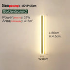 Outdoor Wall Lamp IP65 Waterproof Corridor Staircase Lamp LED Long Wall Lamp Outdoor Balcony Lamp Entrance Villa Garden Light