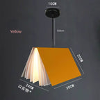 Book Pendant Lamp Led Nordic Design Lamp Replica Living Room Bedroom Home Indoor Reading Lighting Decoration Children Room Light