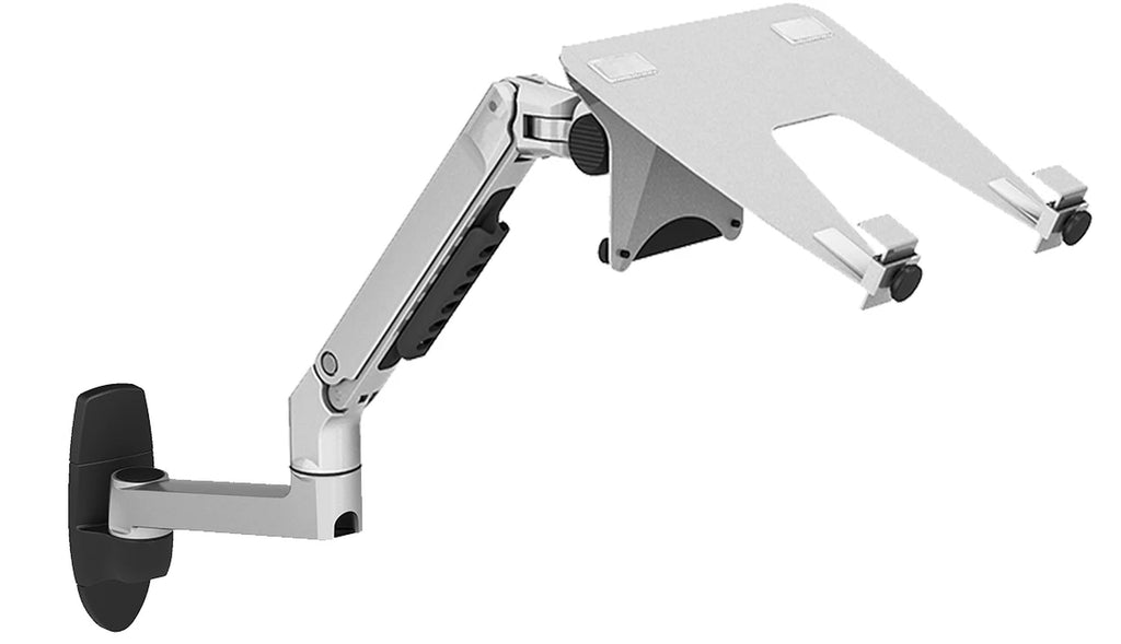 V62WT Aluminum Alloy Mechanical Spring Arm Wall Mount Laptop Holder Full Motion Laptop Mount Arm Monitor Holder Laptop Stand