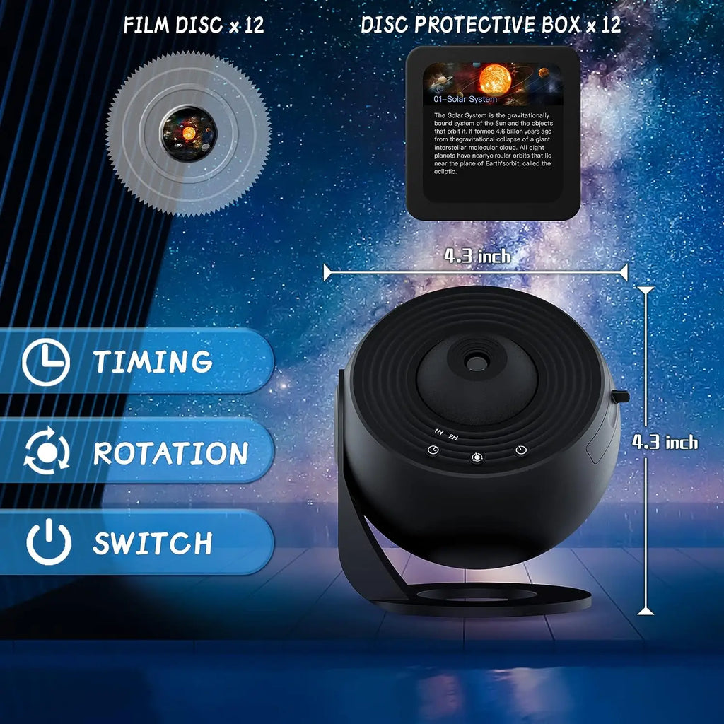 Star Projector HD Image Large Projection Area LED Lights for Bedroom Night Light,Planetarium Projector Galaxy Night Light