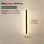 Outdoor Wall Lamp IP65 Waterproof Corridor Staircase Lamp LED Long Wall Lamp Outdoor Balcony Lamp Entrance Villa Garden Light