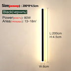 Outdoor Wall Lamp IP65 Waterproof Corridor Staircase Lamp LED Long Wall Lamp Outdoor Balcony Lamp Entrance Villa Garden Light