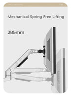 V62WT Aluminum Alloy Mechanical Spring Arm Wall Mount Laptop Holder Full Motion Laptop Mount Arm Monitor Holder Laptop Stand