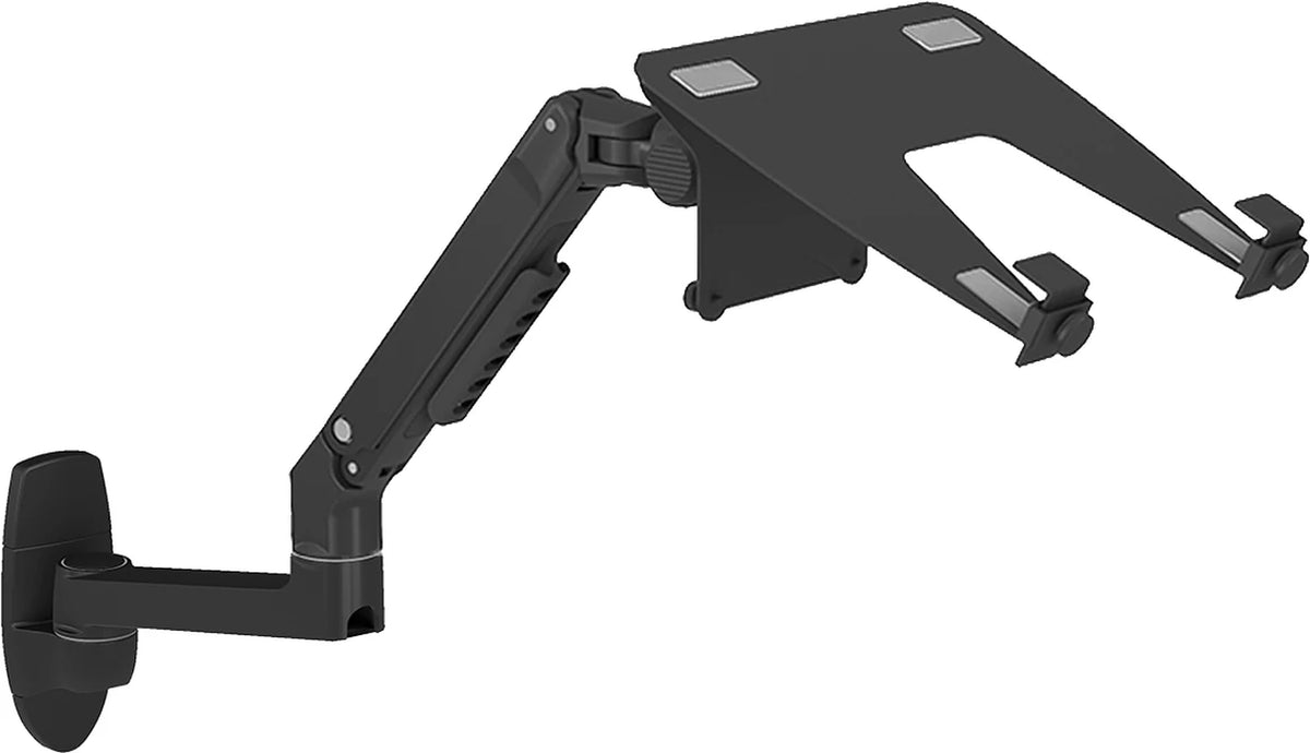 V62WT Aluminum Alloy Mechanical Spring Arm Wall Mount Laptop Holder Full Motion Laptop Mount Arm Monitor Holder Laptop Stand