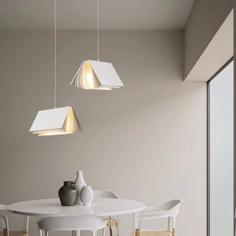 Book Pendant Lamp Led Nordic Design Lamp Replica Living Room Bedroom Home Indoor Reading Lighting Decoration Children Room Light